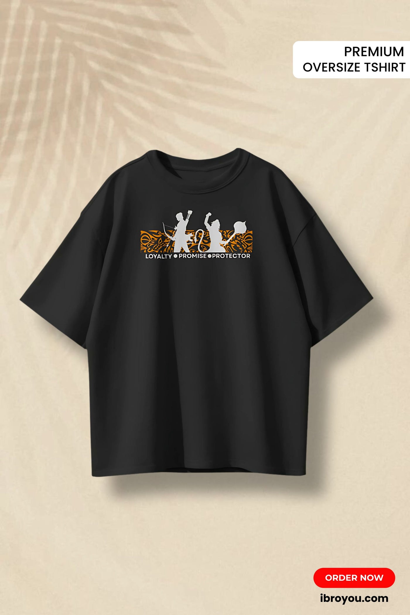⚡ Ramayana-Inspired Hanuman Oversized Premium T-Shirt | 240 GSM Streetwear