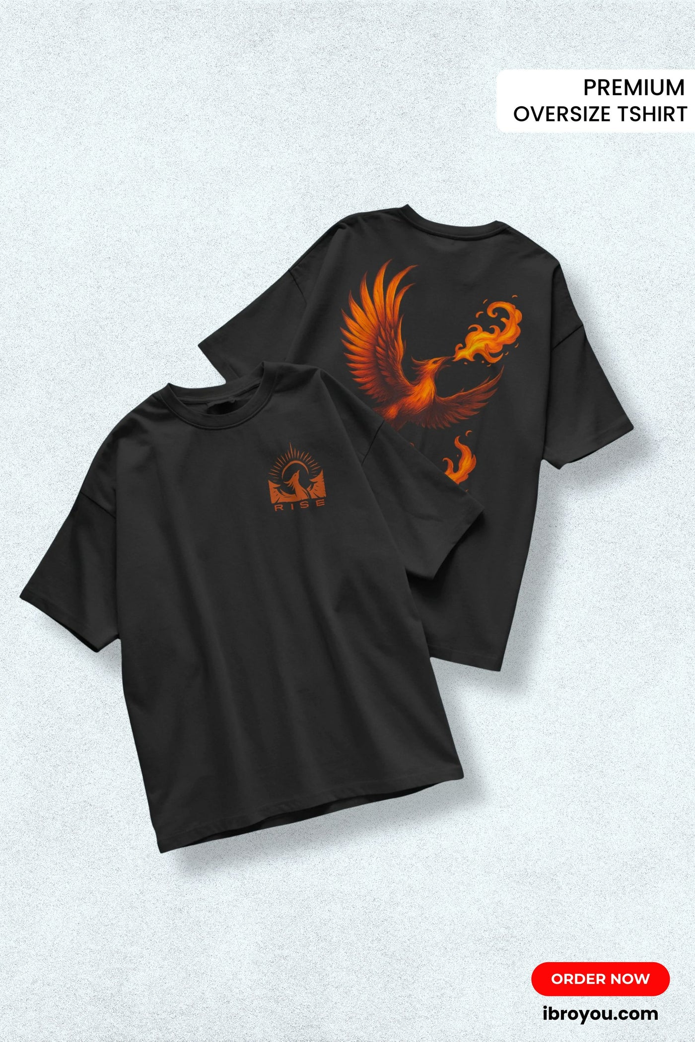 PHOENIX RISE – Limited Edition Premium Oversized T-Shirt (240 GSM French Terry)