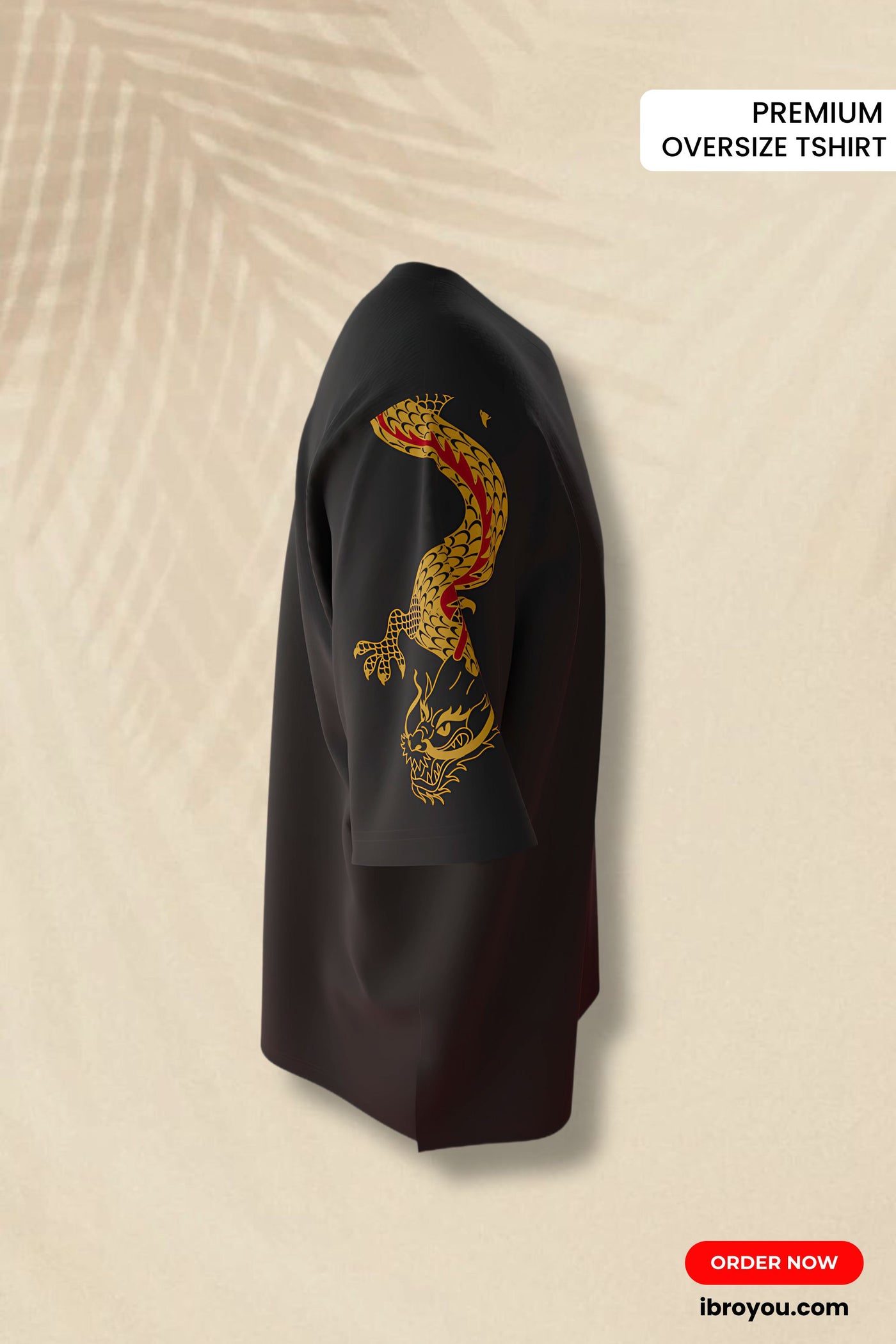 Awaken the Dragon Within” Oversized T-Shirt (Black)